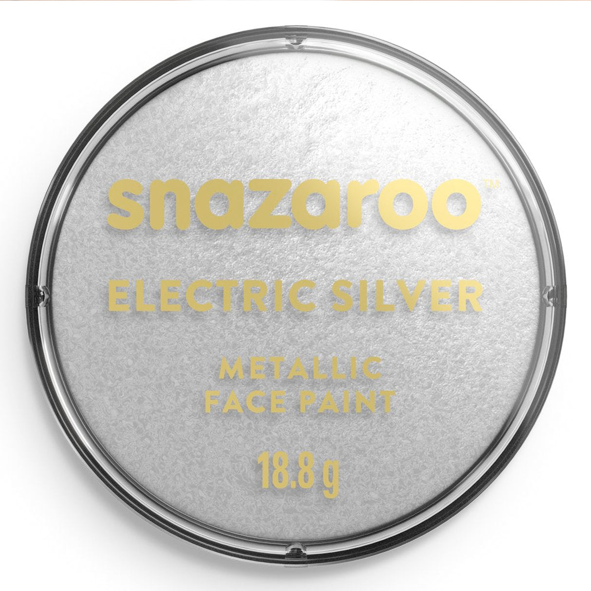 Water Based Metallic Face & Body Paint - Electric Silver 18ml
