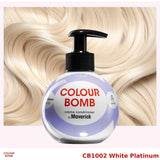 Colour Bomb By Maverick Ammonia & Peroxide Free Creme Conditioner - White Platinum 250ml