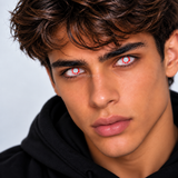 Blind Bloodshot Drops Halloween Contact Lenses - 1 Day