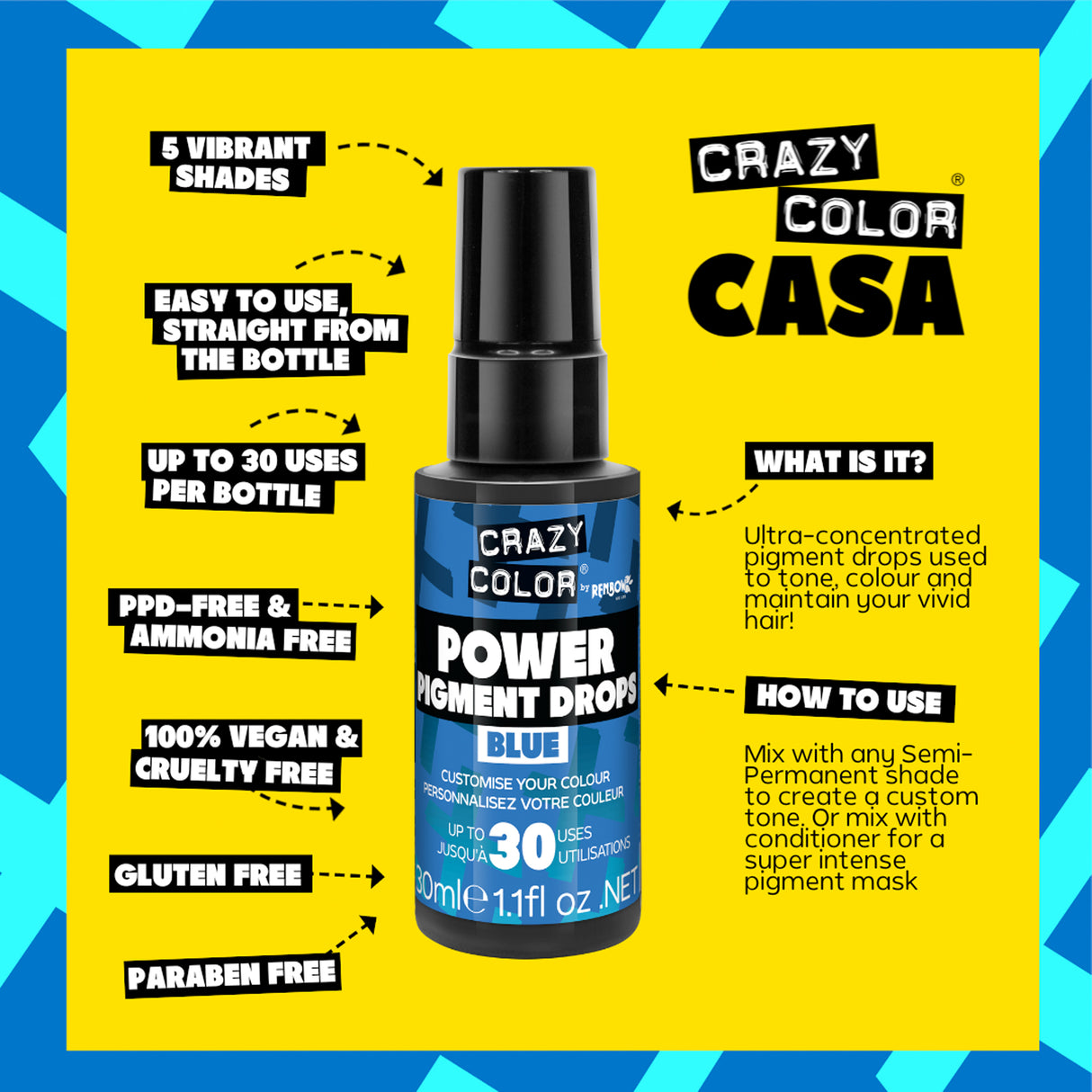 Power Pure Pigment System - Blue 50ml (002552)