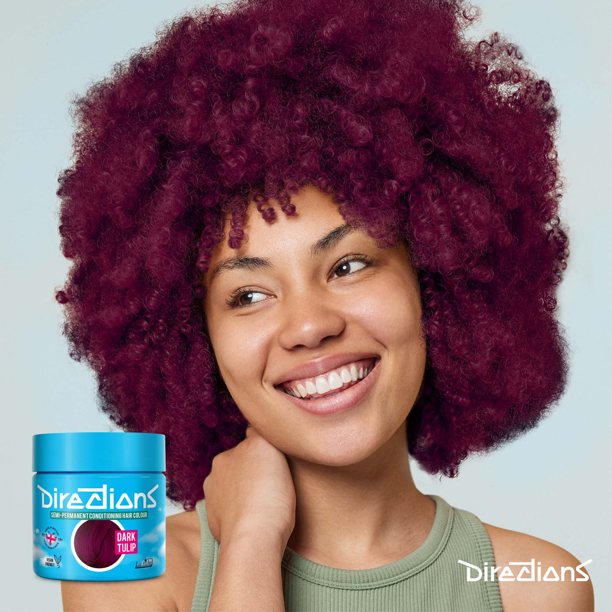 Directions Dark Tulip Semi-Permanent Conditioning Hair Dye (4 x 100ml)