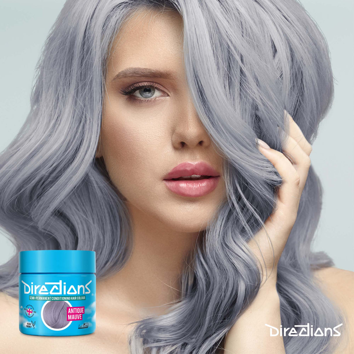 Directions Semi Permanent Hair Dye - Antique Mauve (4 x 100ml)