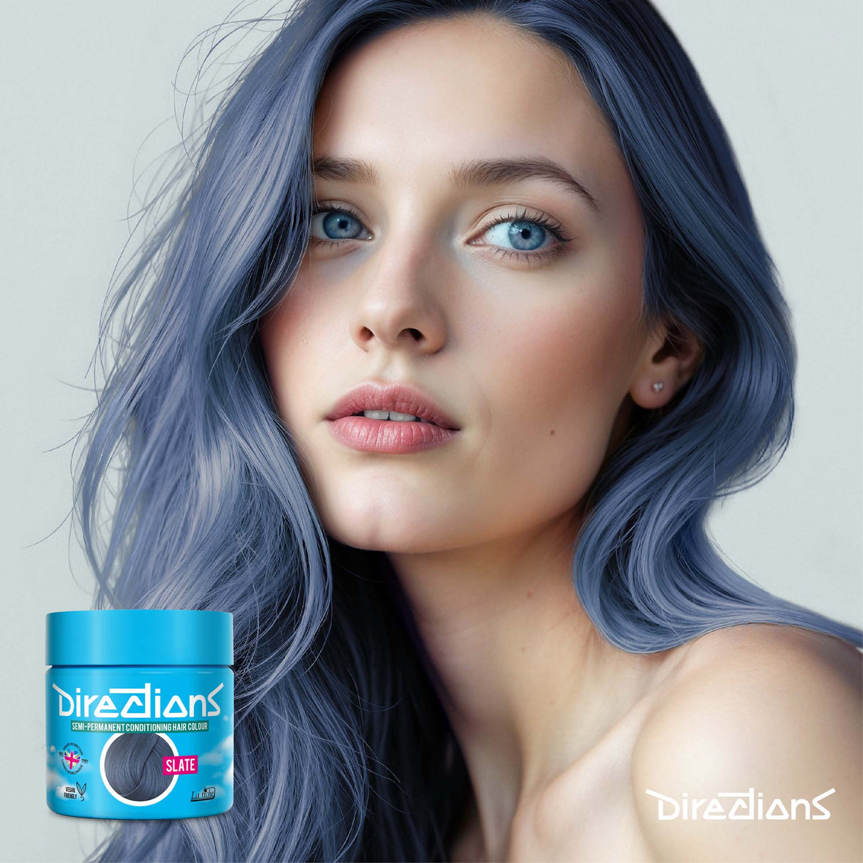 Directions Semi Permanent Hair Dye - Slate 100ml