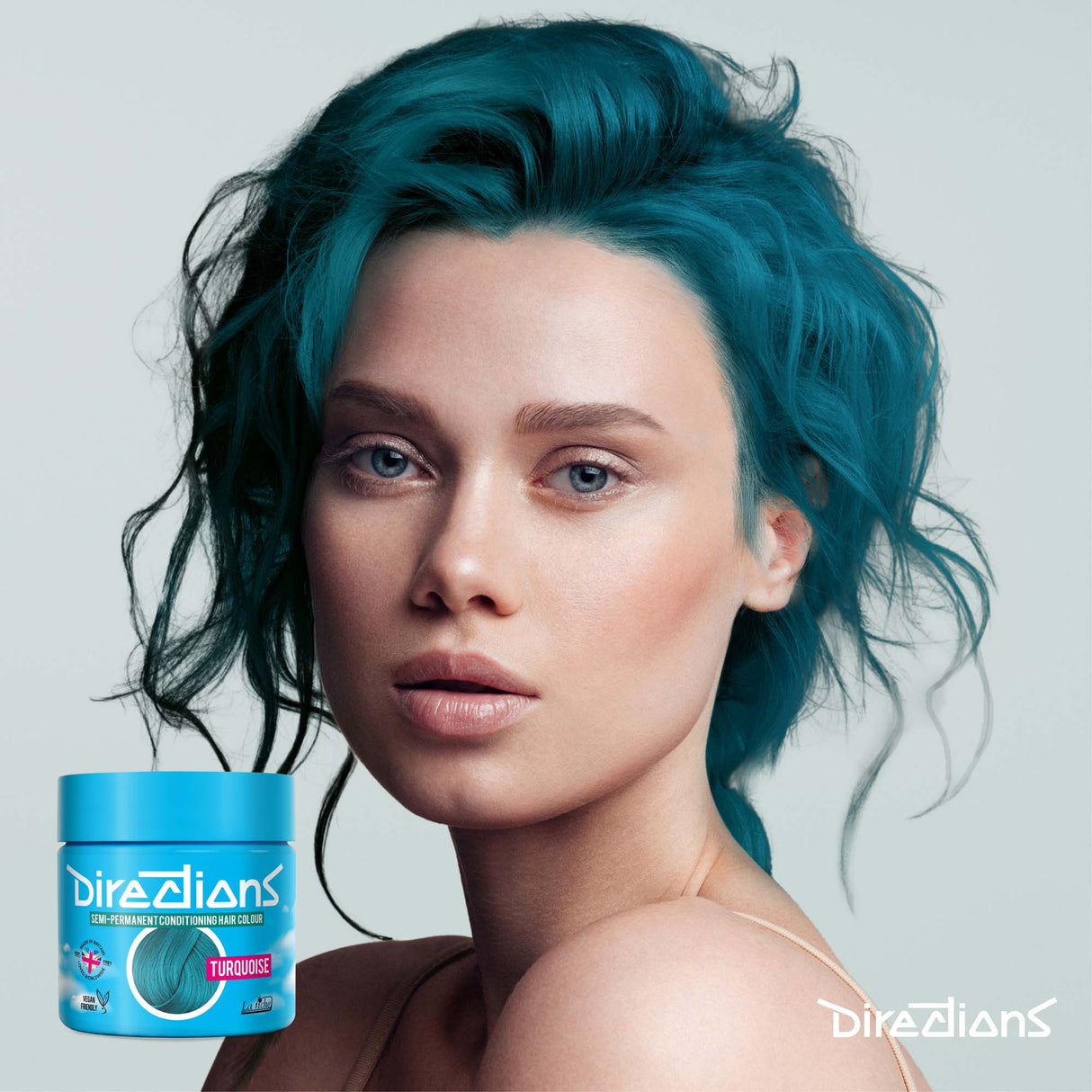 Directions Turquoise Semi-Permanent Conditioning Hair Dye (4 x 100ml)