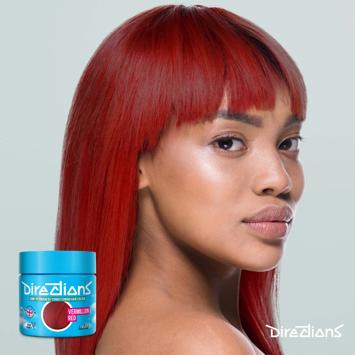 Directions Vermillion Red Semi-Permanent Conditioning Hair Dye (4 x 100ml)