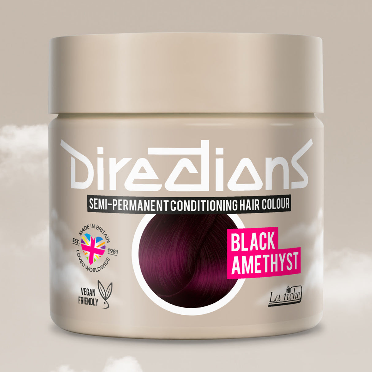 Directions Semi Permanent Hair Colour - Black Amethyst 100ml