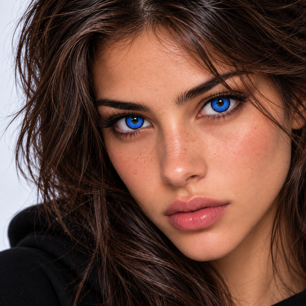 Billy Boy Blue UV Halloween Contact Lenses - 1 Day
